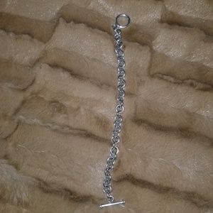 Silver charm bracelet